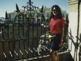 Ronda: Since we got there just as siesta started, we managed to get some bread, pastries and Fanta and sat at one of these cutouts in the bridge wall and enjoyed the view over lunch.