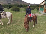 Horseback riding near Puerto Natales, Chile Horseback riding near Puerto Natales, Chile